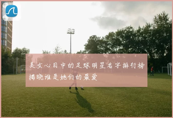 美女心目中的足球明星名字排行榜揭晓谁是她们的最爱
